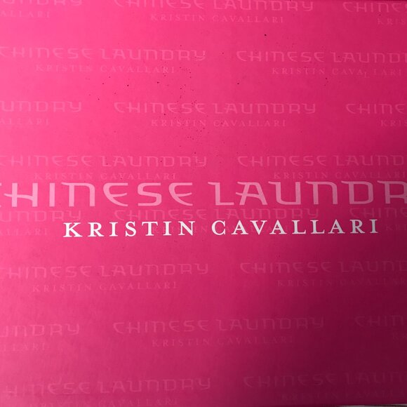 Chinese Laundry Kristin Cavallari 'Liberta' Silver Platform Stilletos size 7.5 - Picture 10 of 10